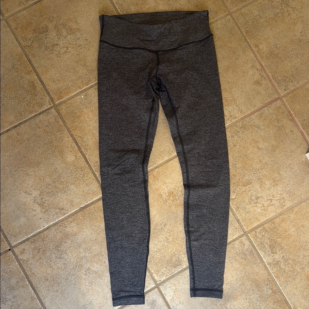 Gray LuLu Lemon High-Waisted Leggings